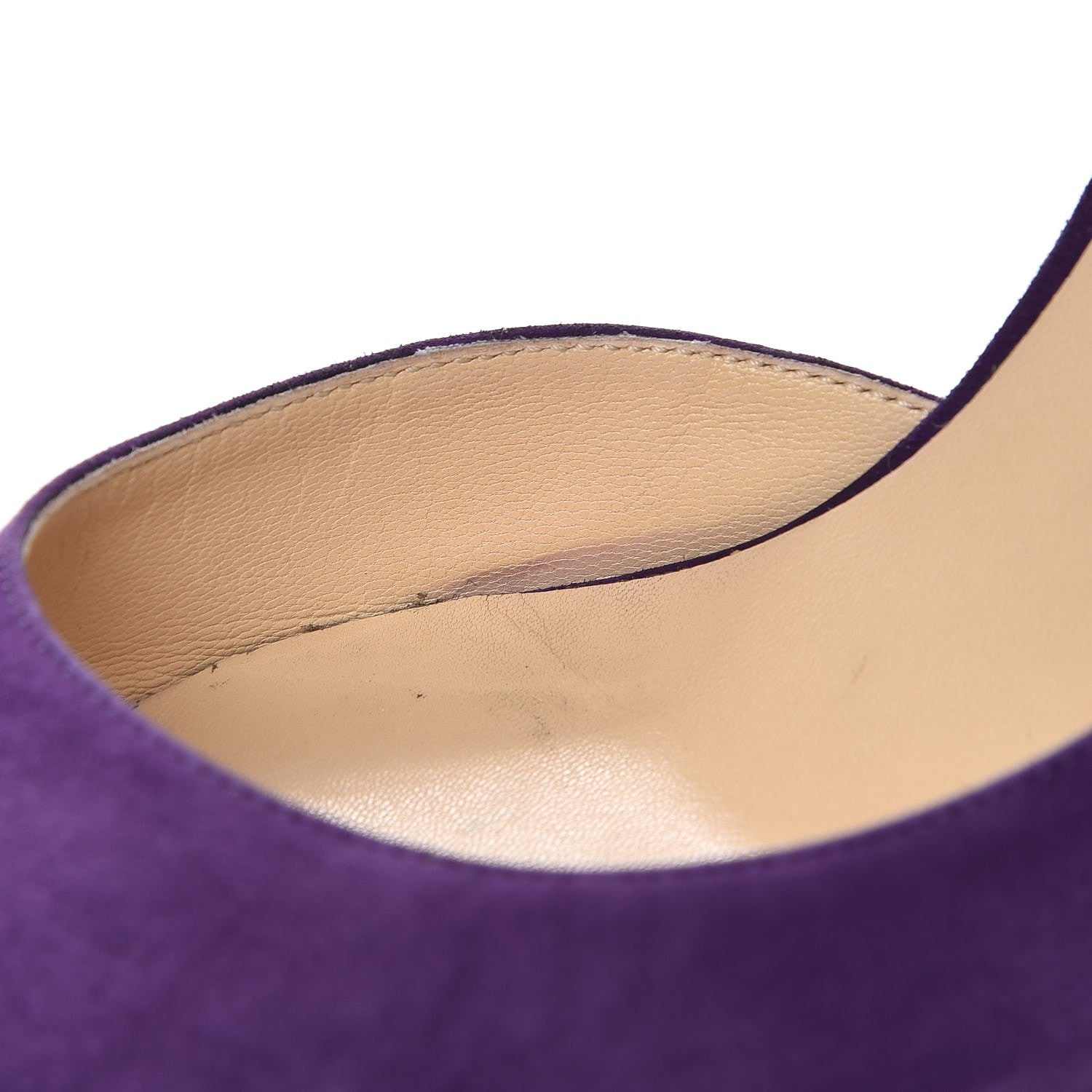 Jimmy Choo Suede Lucy 100 Pumps 38 Boho Purple 10 of 12