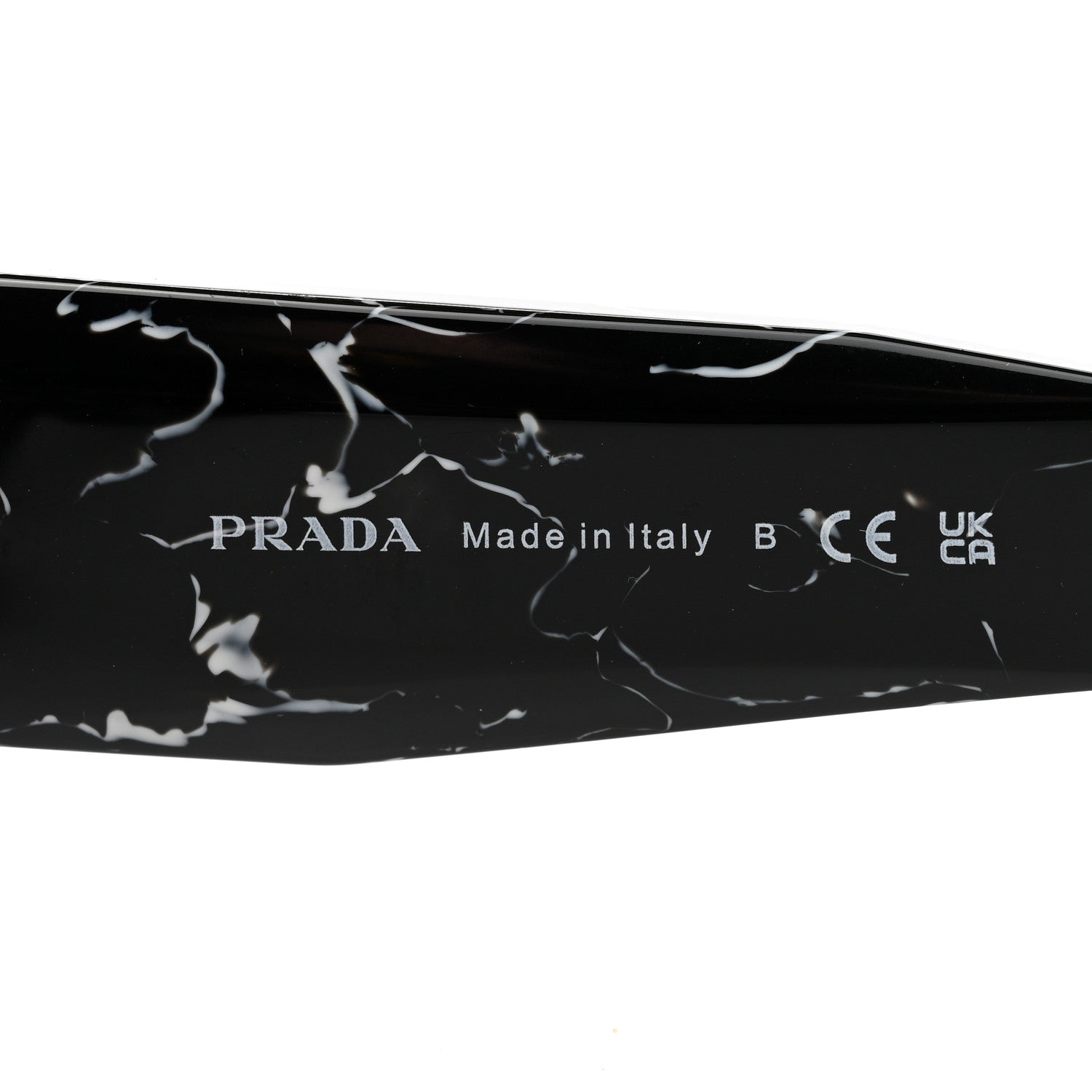 Prada Acetate Symbole Sunglasses SPR 06Y Black Scarlet 5 of 7