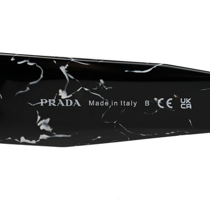 Prada Acetate Symbole Sunglasses SPR 06Y Black Scarlet 5 of 7