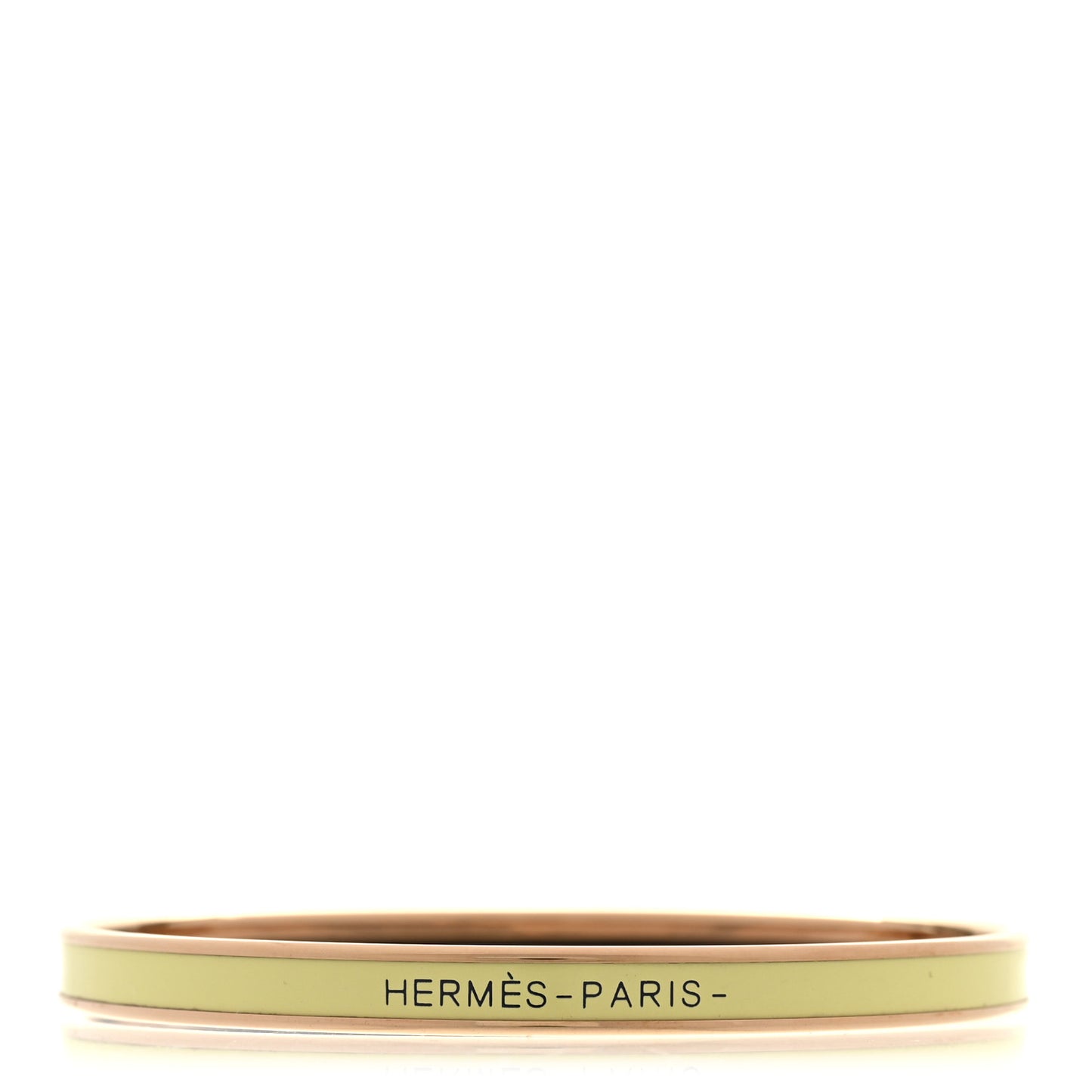 Enamel Printed Extra Narrow Fusion Bracelet Rose Candeur Poussin