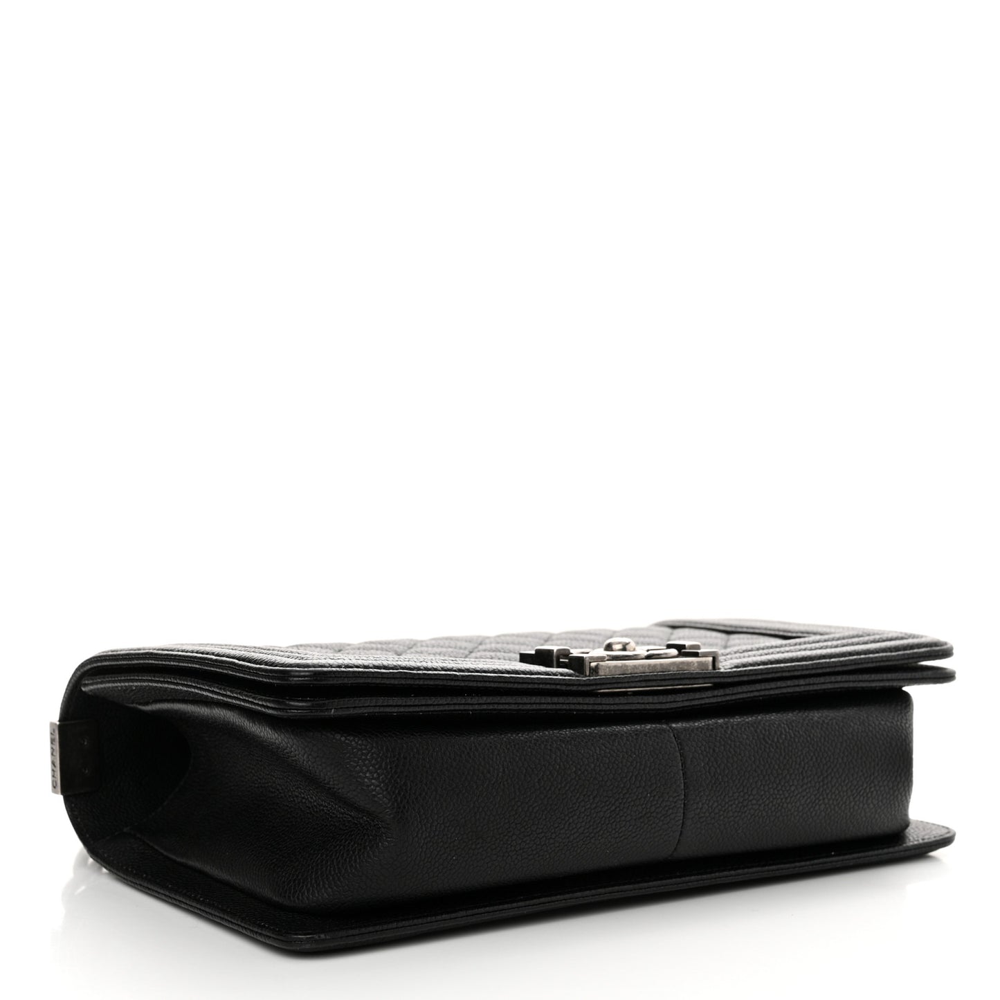 Caviar Quilted Medium Boy Flap Black