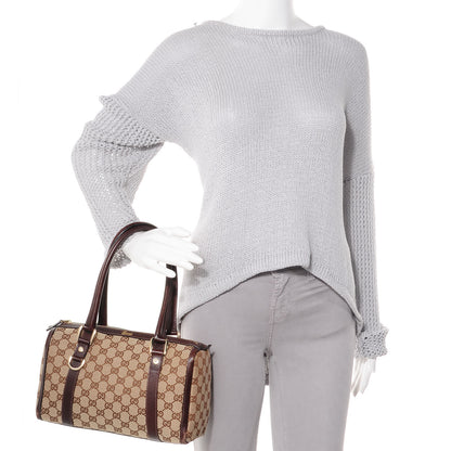 Gucci Monogram Small Abbey Boston Brown 2 of 9