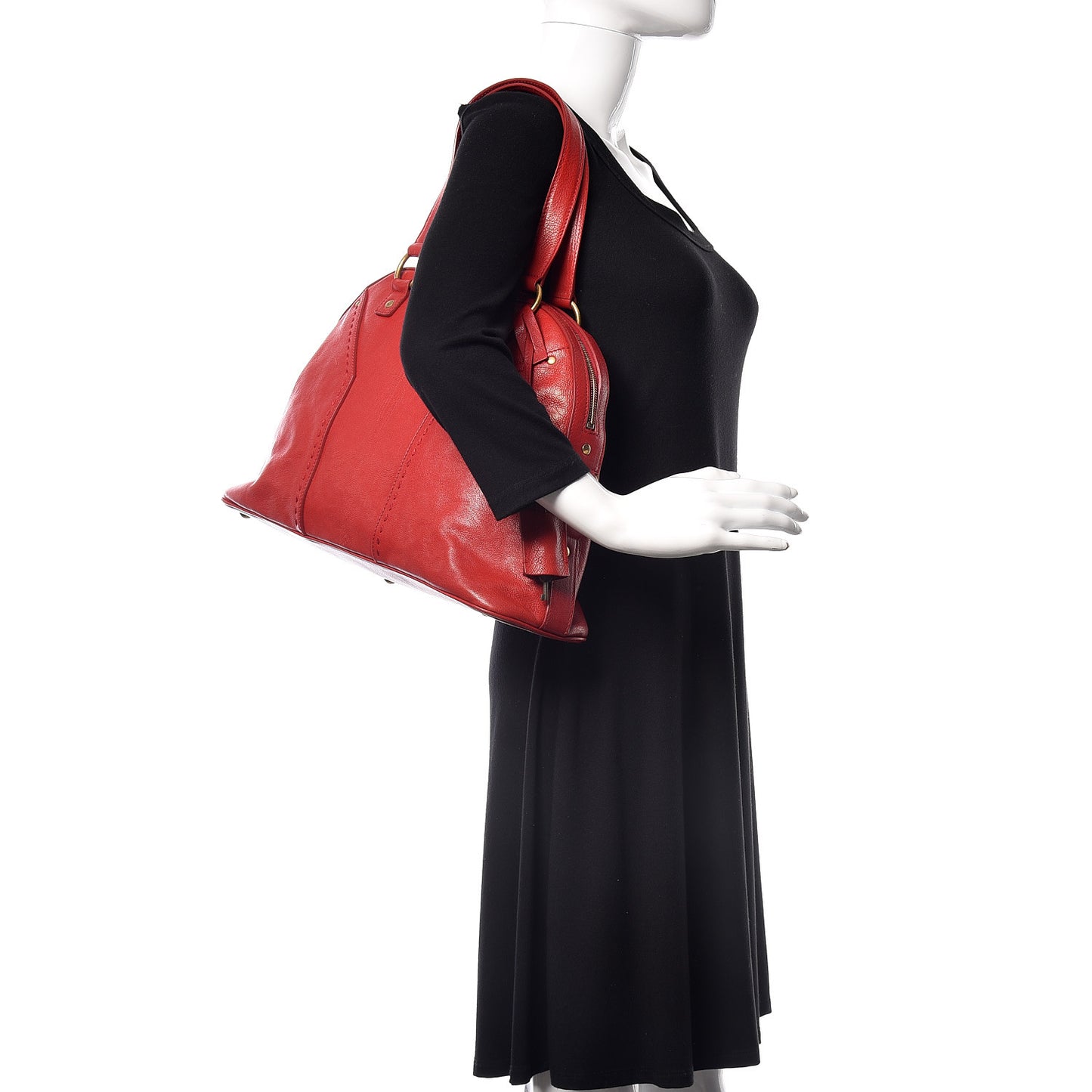 Calfskin Large Muse Red