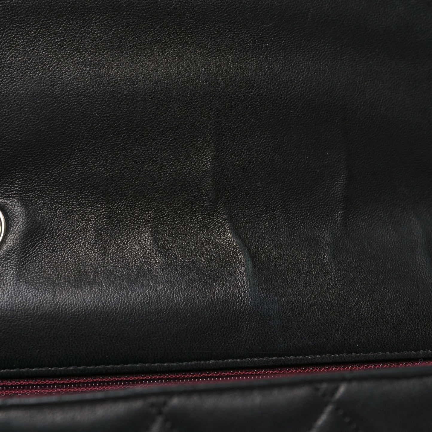 Lambskin Quilted Large Coco Rider Flap Black
