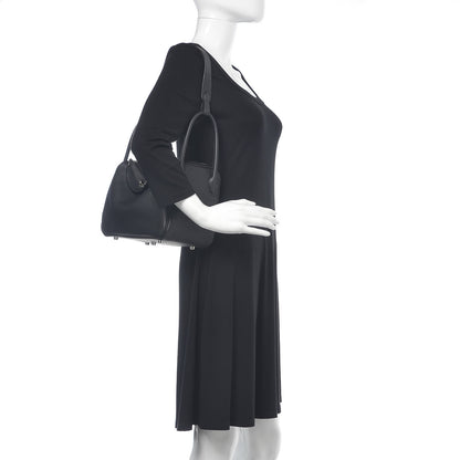 Hermes Taurillon Clemence Lindy 26 Black 2 of 10