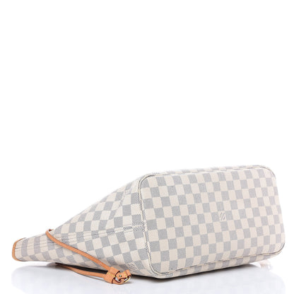 Louis Vuitton Damier Azur Neo Neverfull MM Rose Ballerine 5 of 21