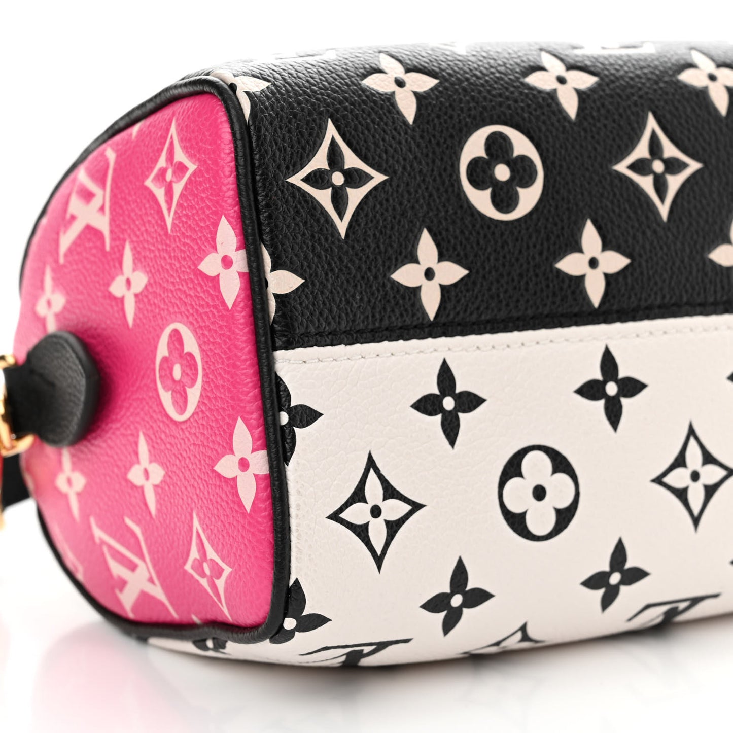 Empreinte Monogram Spring in the City Speedy Bandouliere 20 Black White Pink