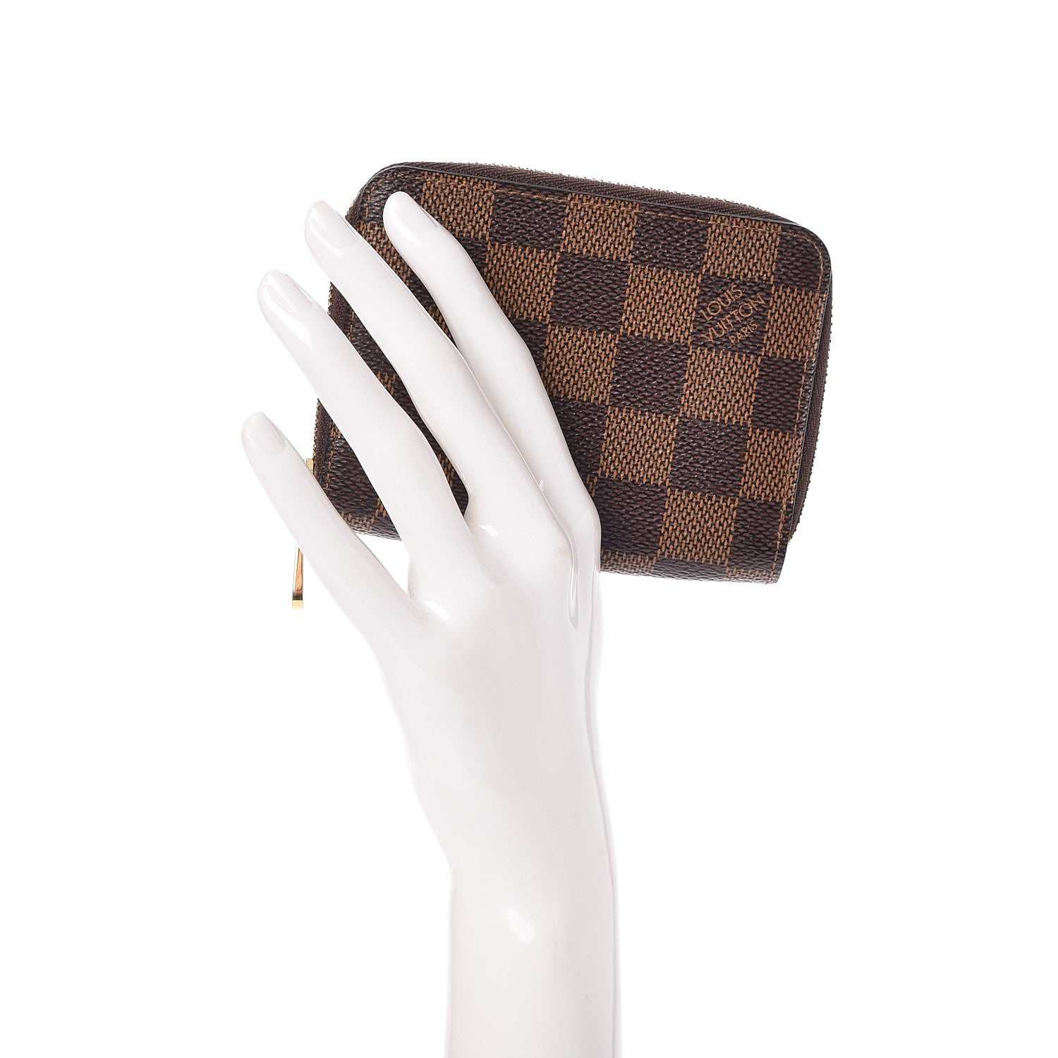 Louis Vuitton Damier Ebene Zippy Coin Purse 2 of 8