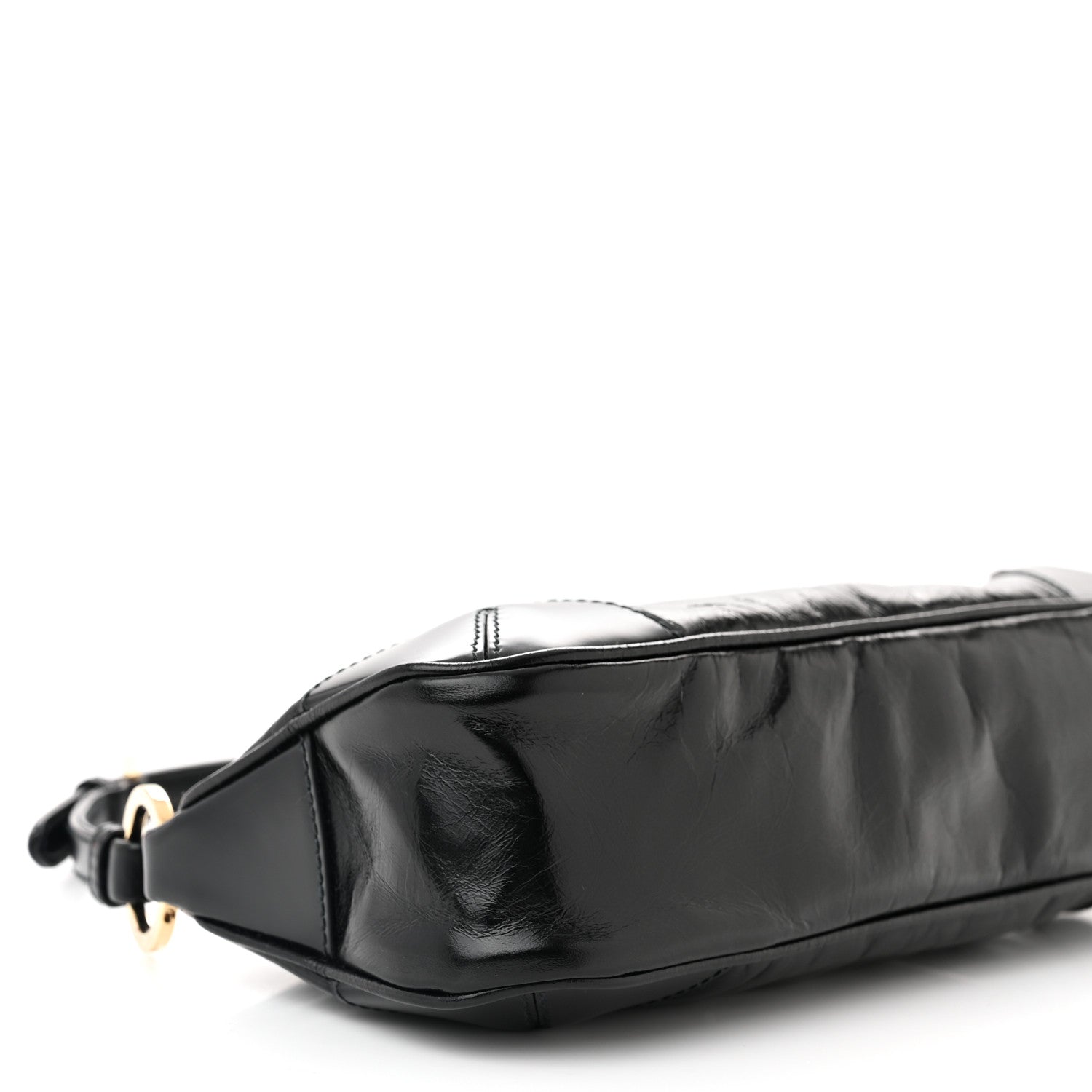 Prada Soft Lux Calfskin Re-Edition 2002 Shoulder Bag Black 9 of 11