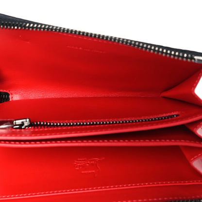 Christian Louboutin Calfskin Panettone Studded Wristlet Wallet Black 5 of 8