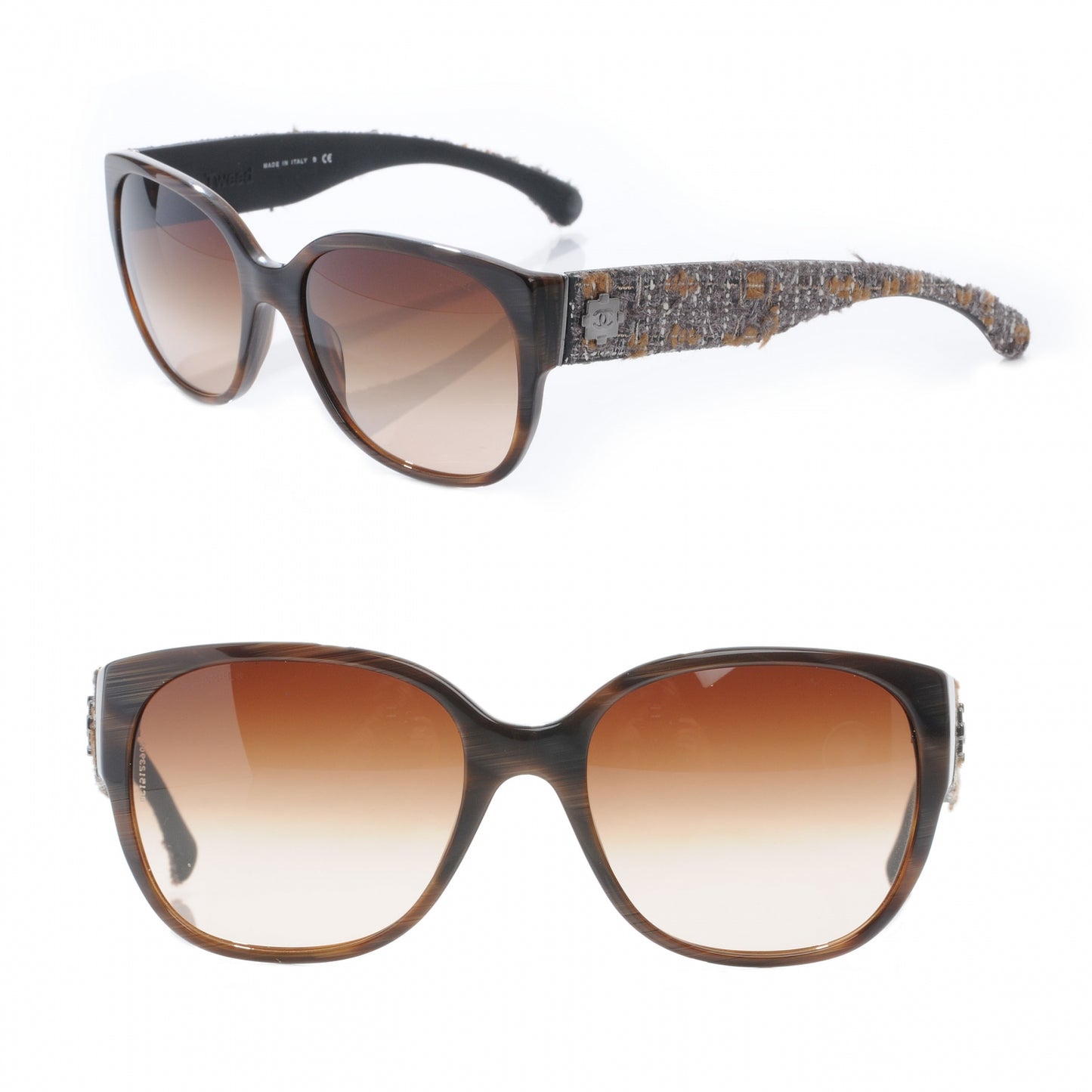 Acetate Tweed Boy Sunglasses