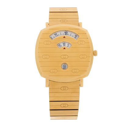 Gucci Stainless Steel 38mm Grip Quartz Watch Gold 1 of 5