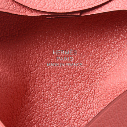 Hermes Chevre Mysore Bastia Coin Purse Rose Ete 9 of 10