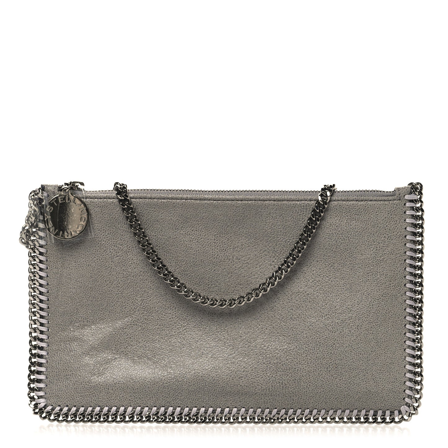 Shaggy Deer Falabella Clutch Grey