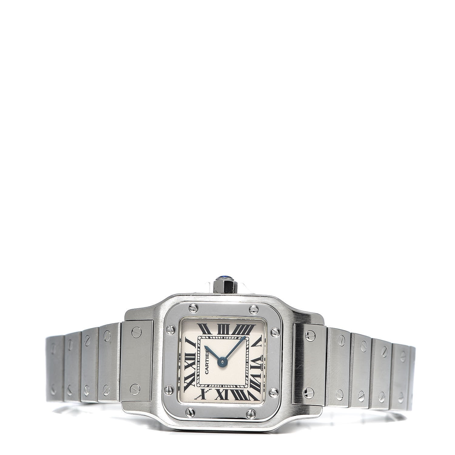 Cartier Stainless Steel 24mm Santos de Galbee Quartz Watch 3 of 8