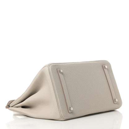 Hermes Togo Birkin 35 Gris Perle 4 of 11