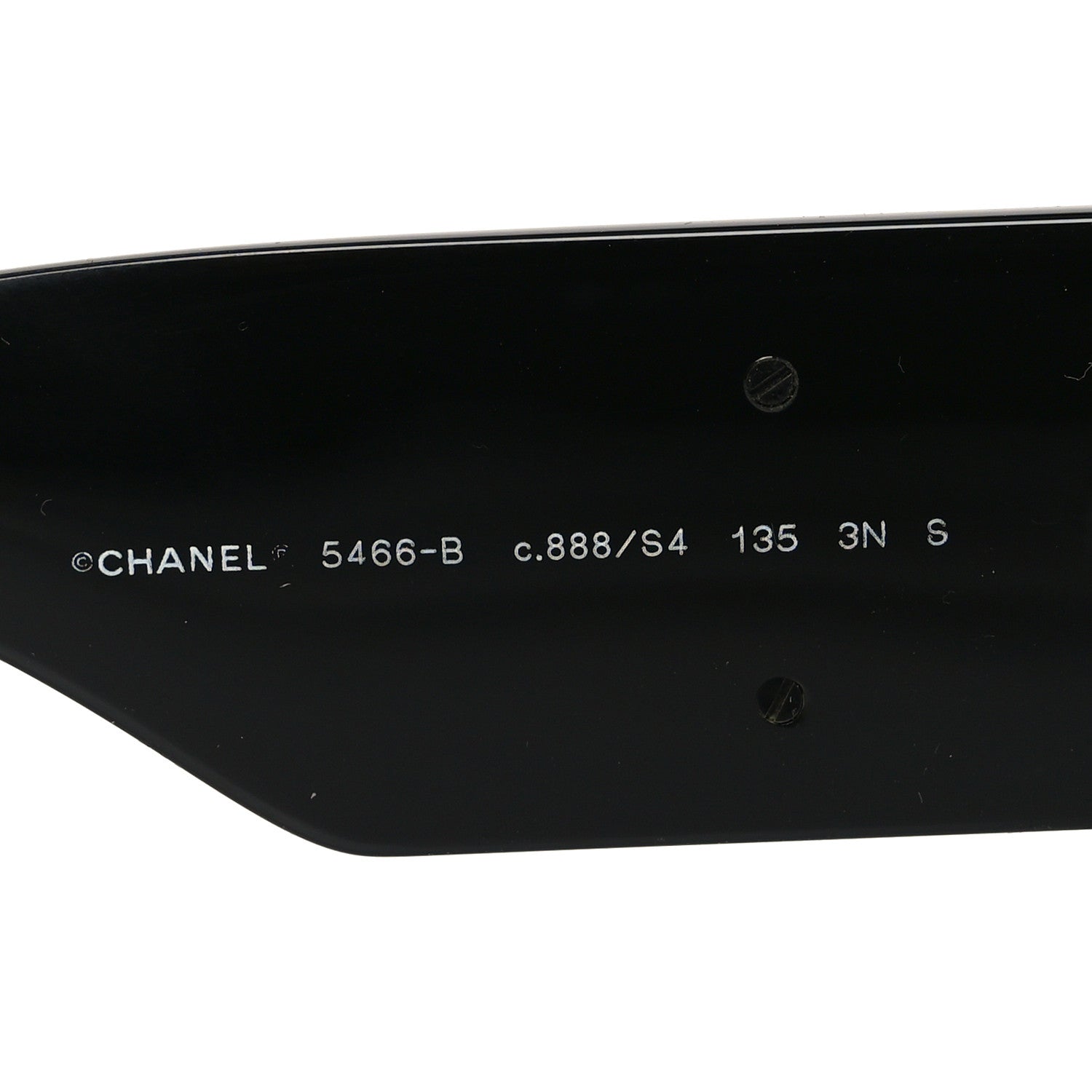 Chanel Acetate Crystal CC Shield Sunglasses 5466-B Black 5 of 7