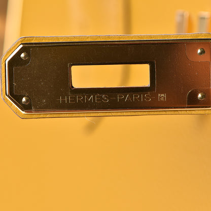 Hermes Epsom Birkin 35 Jaune Ambre 30 of 38