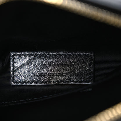 Saint Laurent Calfskin Matelasse Monogram Lou Belt Bag Black 7 of 10
