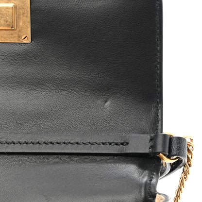 Givenchy Goatskin Quilted GV3 Mini Pocket Convertible Bag Black 9 of 10