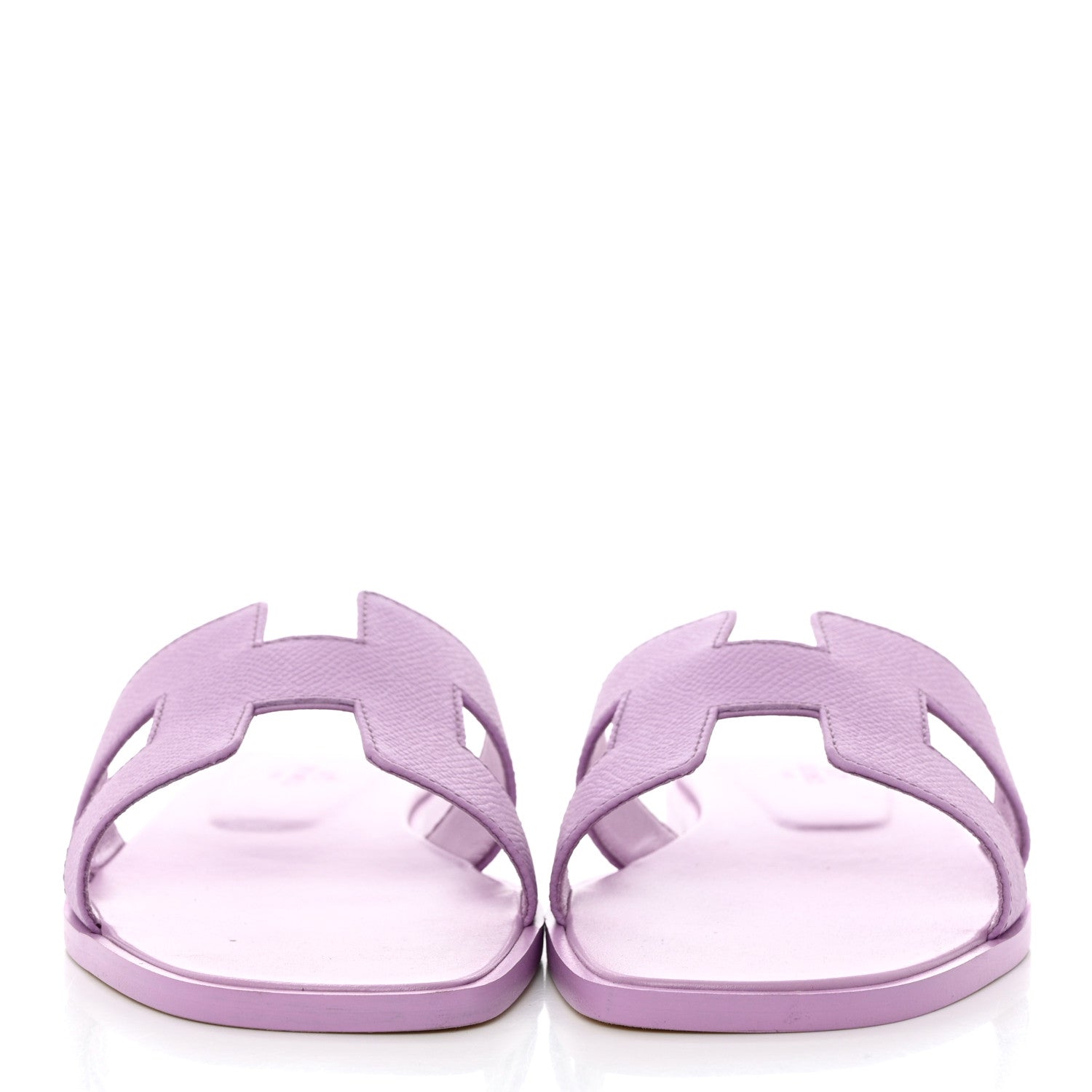 Hermes Epsom Oran Sandals 38 Violet Amethyste 2 of 9