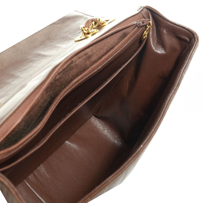 Chanel Lambskin Vertical Quilt Jumbo Flap Brown 5 of 7