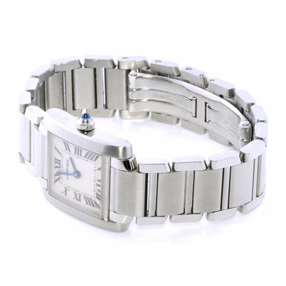 Cartier Stainless Steel 20mm Tank Francaise Quartz Watch 4 of 7
