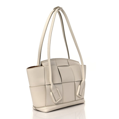 Bottega Veneta French Calfskin Maxi Intrecciato Small Arco Bianco 3 of 10