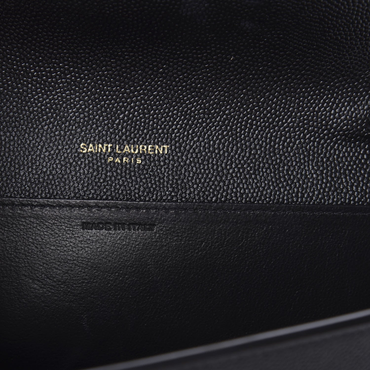 Saint Laurent Grain De Poudre Uptown Chain Wallet Black 6 of 8
