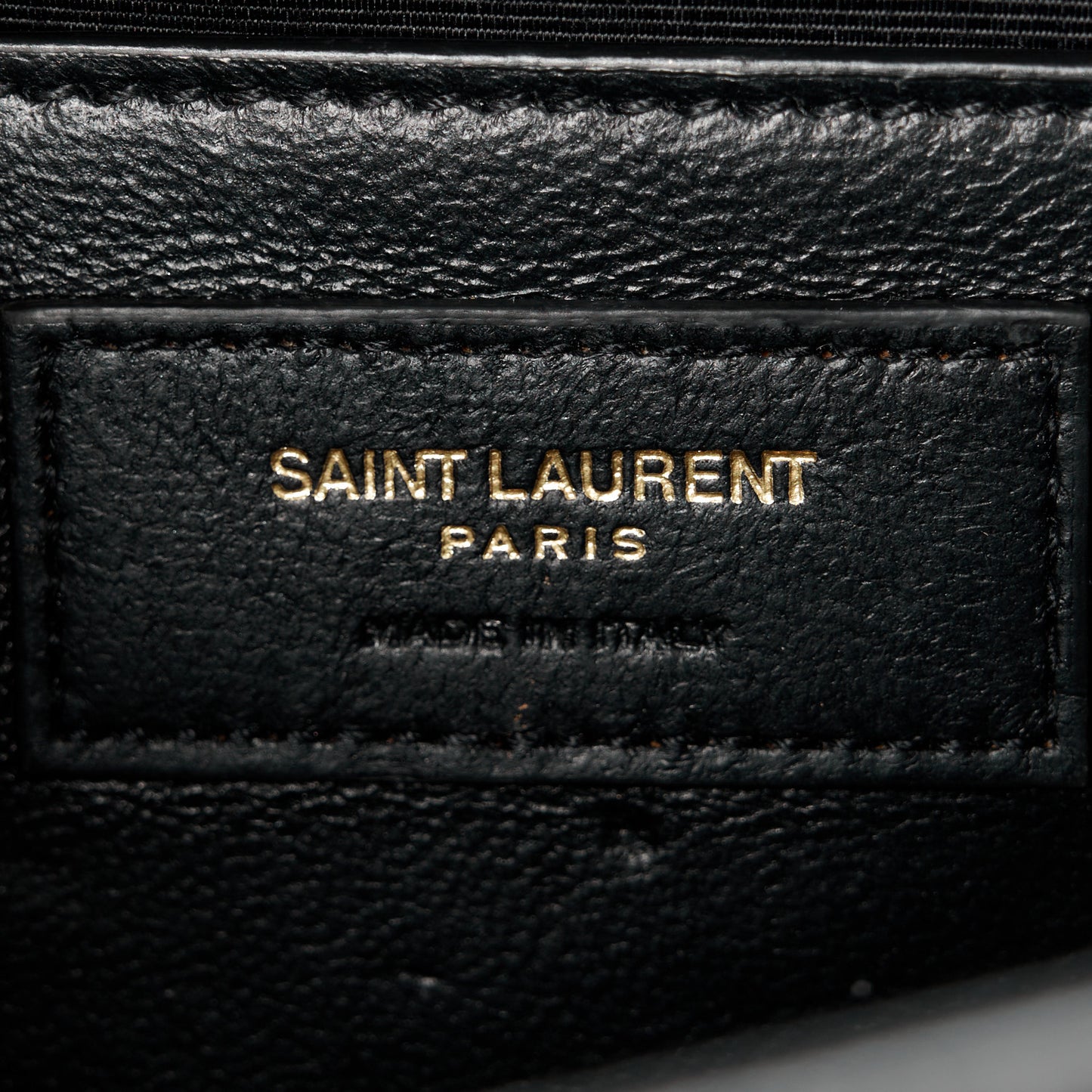 Grain De Poudre Medium Classic Monogram Kate Satchel Black
