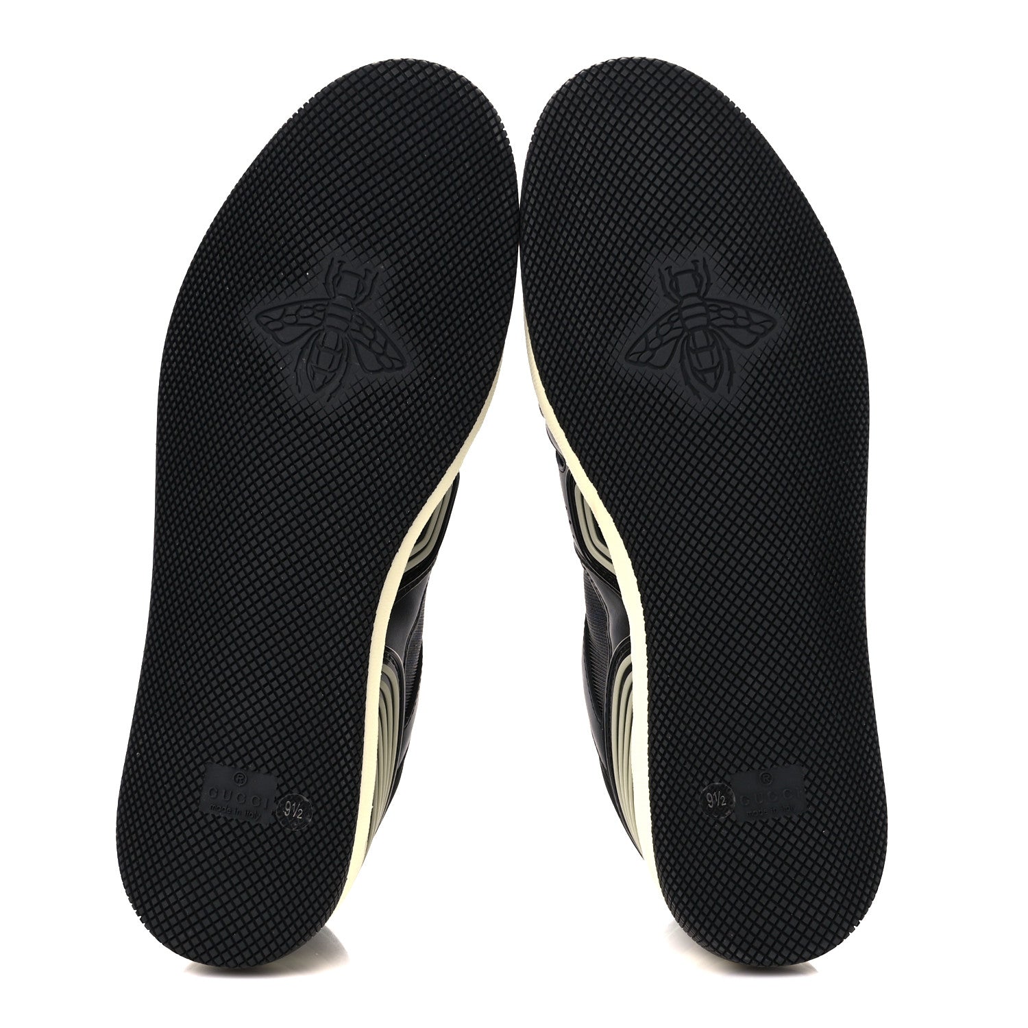 Gucci Demetra Glow in the Dark Mens Basket Low Top Sneakers 9.5 Black 5 of 10