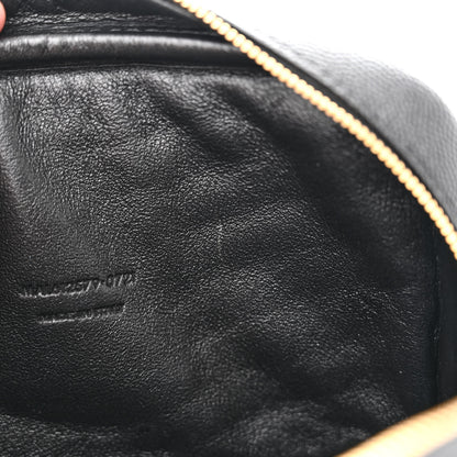 Saint Laurent Grain De Poudre Matelasse Monogram Mini Lou Camera Bag Black 11 of 12