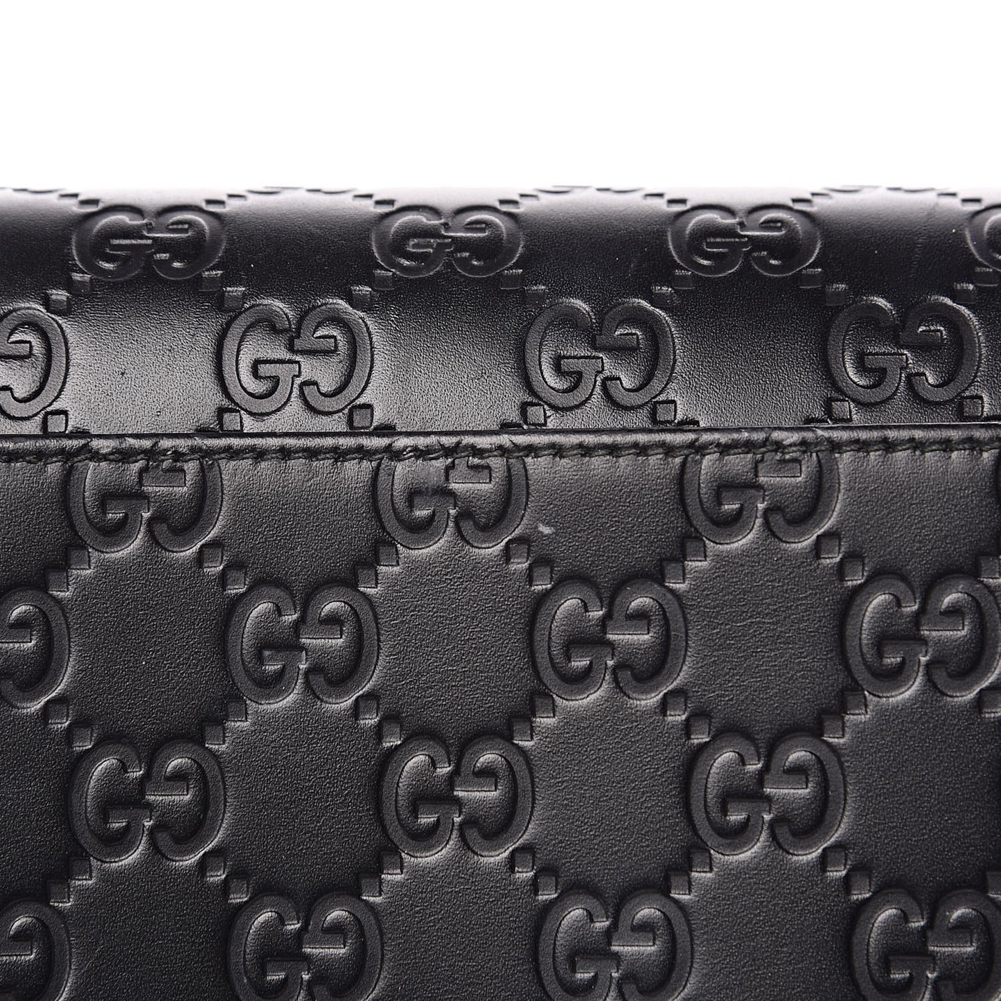 Guccissima Clutch Black