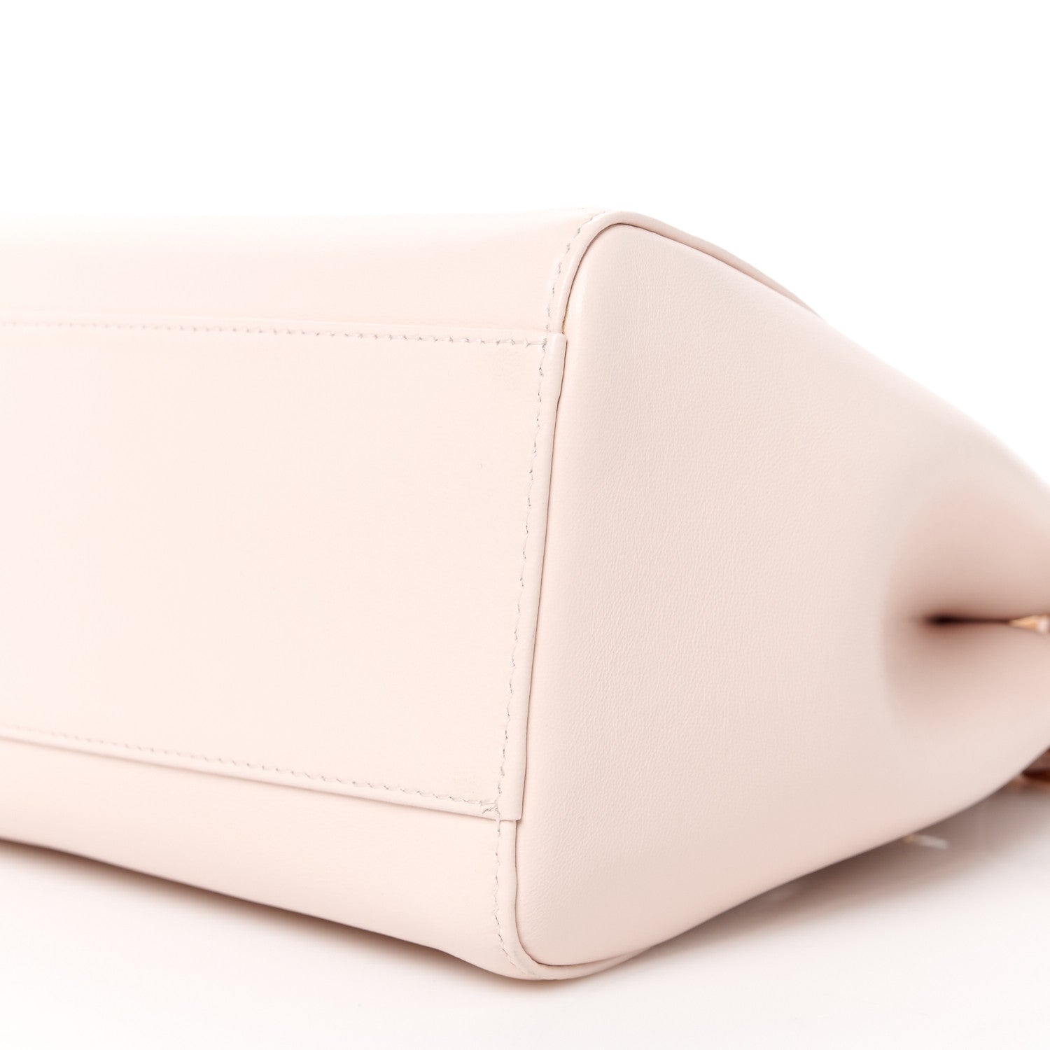 Fendi Nappa Mini Peekaboo Iconic Satchel Egg Shell 11 of 11