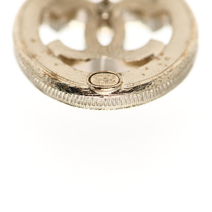 Chanel Pearl CC Round Earrings Gold 4 of 4