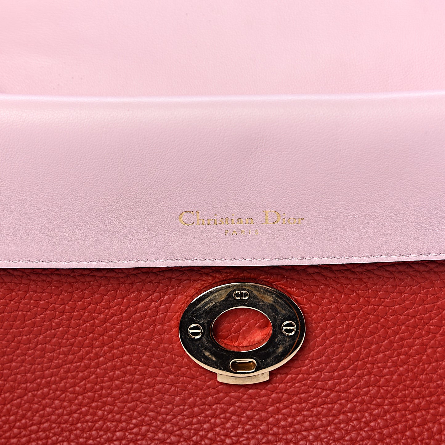 Bullcalf Small Be Dior Flap Red