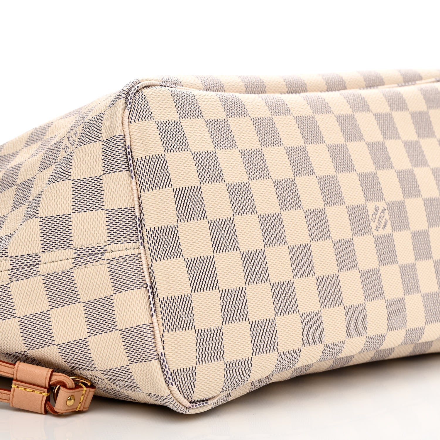 Louis Vuitton Damier Azur Neo Neverfull MM Rose Ballerine 9 of 10
