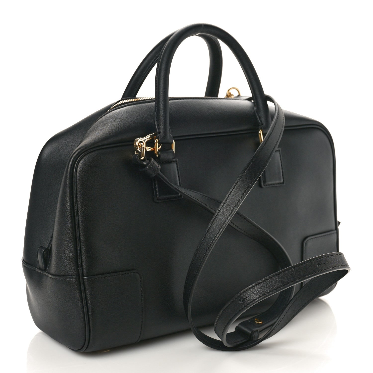 Loewe X HOWLS MOVING CASTLE Calfskin Amazona 28 Black 3 of 8