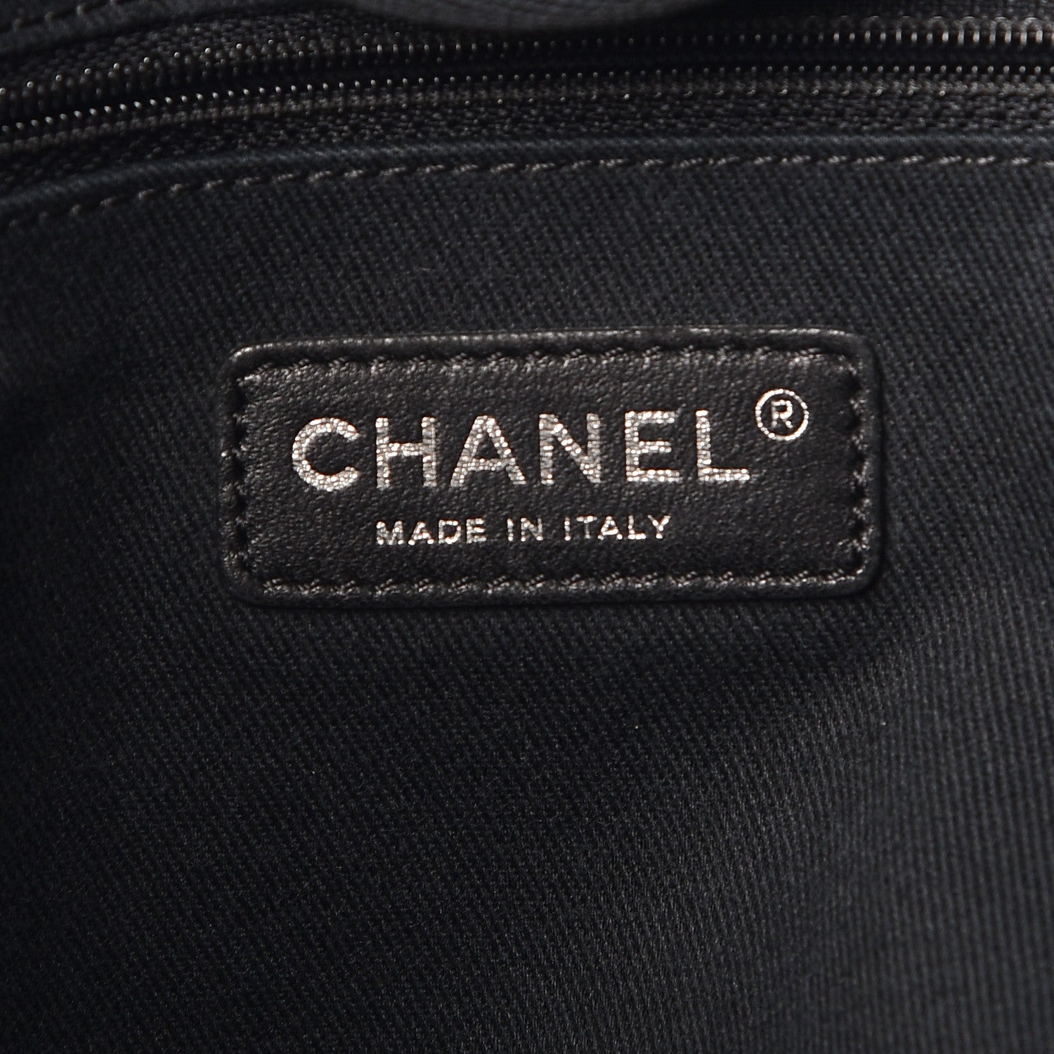Chanel Canvas Large Deauville Tote Grey 6 of 8