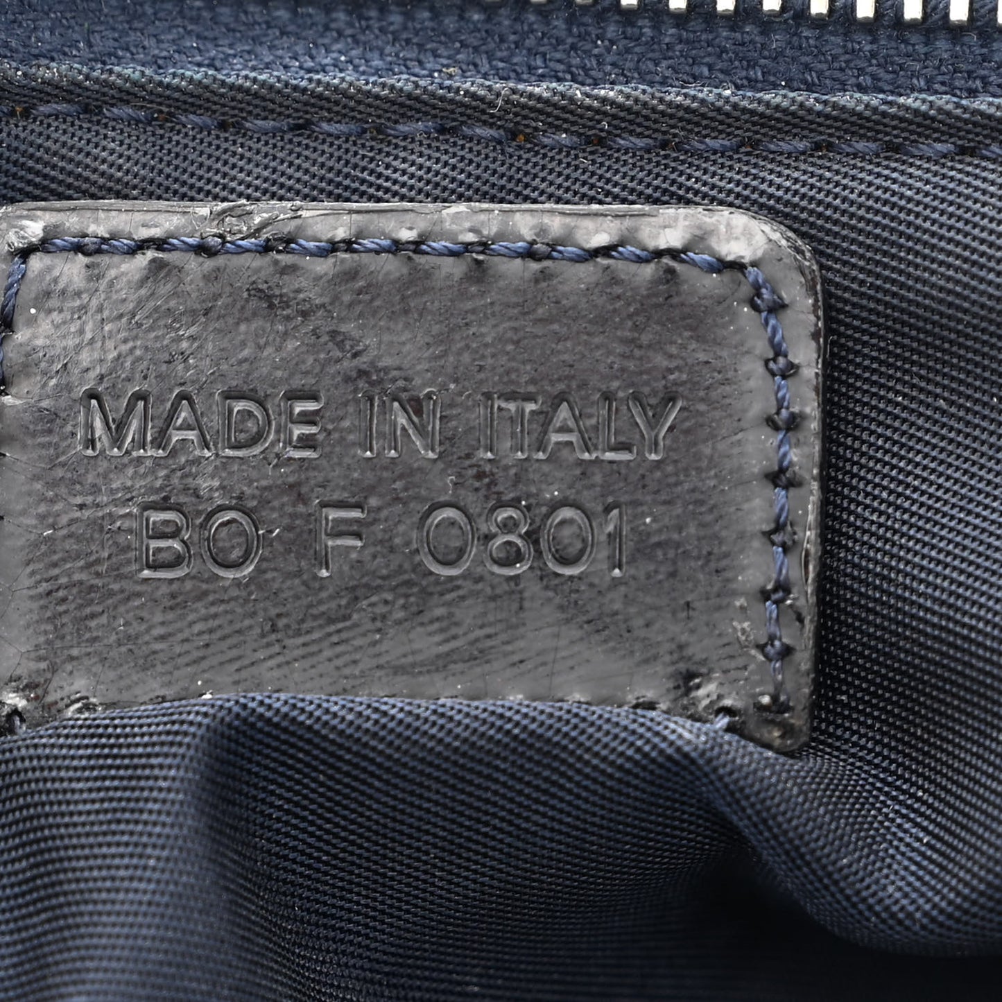Denim Saddle Pochette Blue