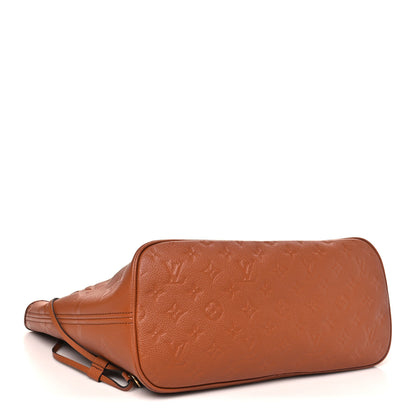 Louis Vuitton Empreinte Monogram Giant Neverfull MM Cognac 4 of 10