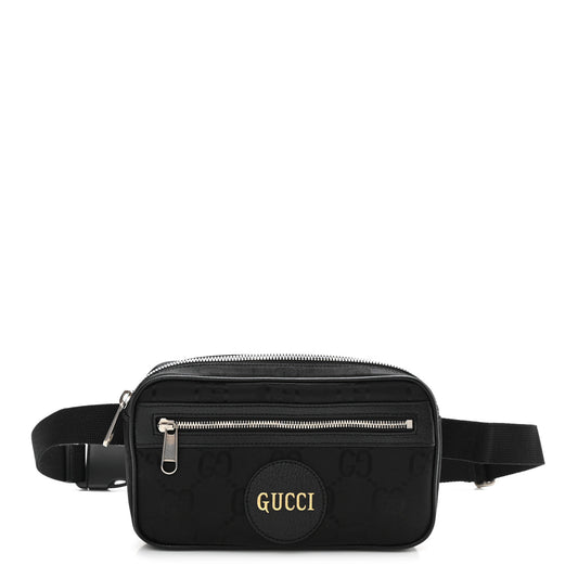 Econyl Nylon Monogram Off The Grid Belt Bag Black