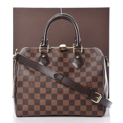 Louis Vuitton Damier Ebene Speedy Bandouliere 25 9 of 9