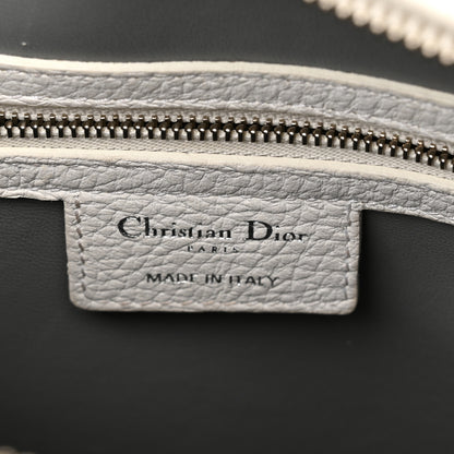 Christian Dior Deerskin Floral Printed Large Lady Dior White 5 of 19