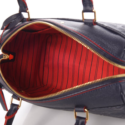 Louis Vuitton Empreinte Speedy Bandouliere 25 NM Marine Rouge 6 of 8