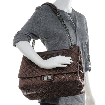 Chanel Aged Calfskin Reissue 2.55 Accordion Flap Bronze 2 of 7