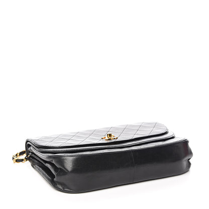 Chanel Lambskin Quilted Small Double Flap Black 3 of 11
