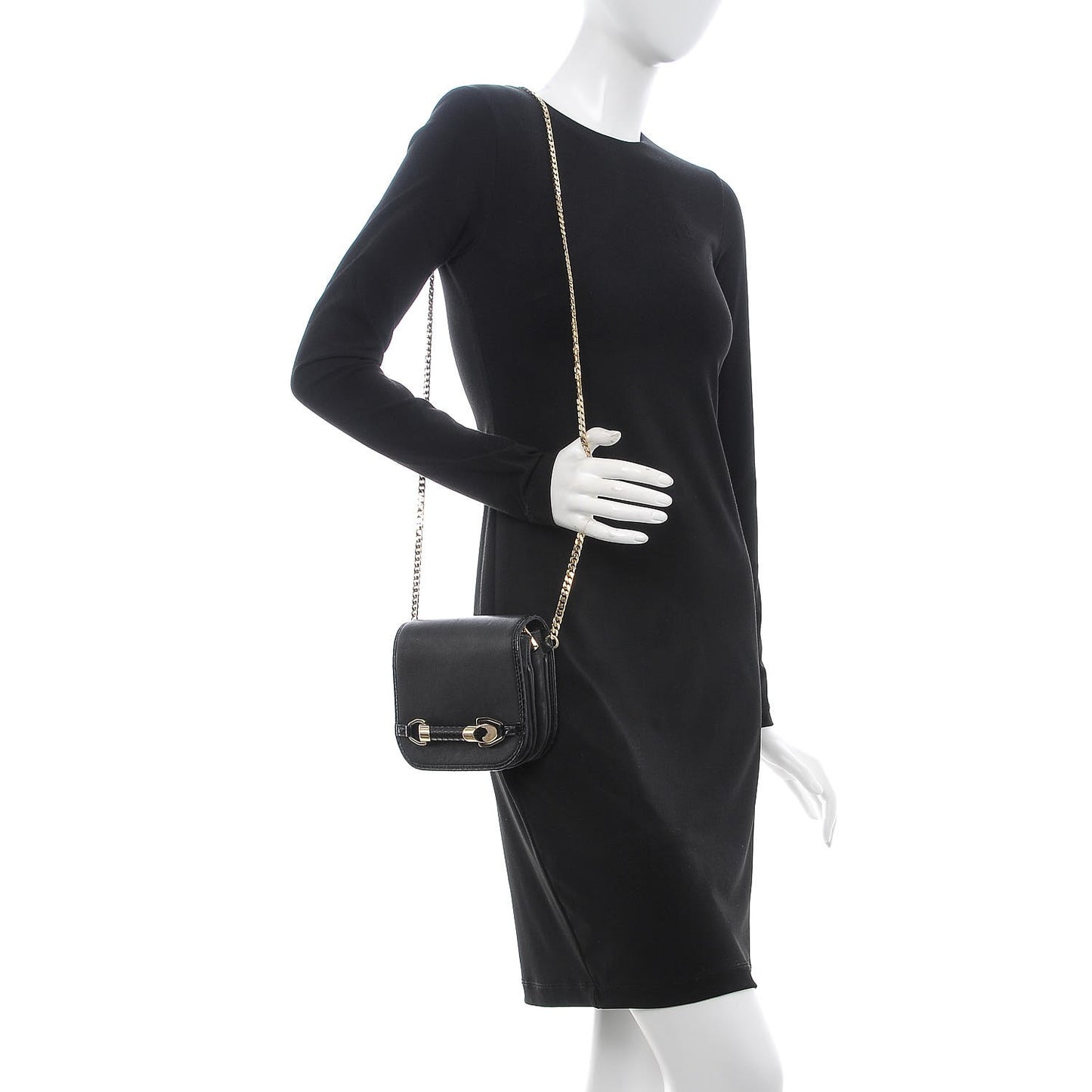 Lambskin Elaphe Zadie Flap Bag Black