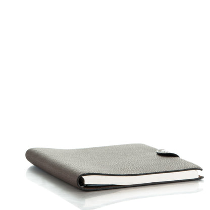 Hermes Togo Ulysse MM Notebook Cover Chocolate 4 of 7