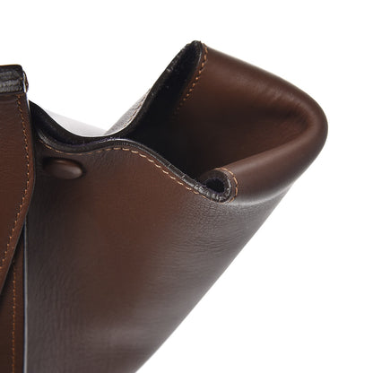 Celine Natural Calfskin Medium Tie Knot Tote Acajou 7 of 12